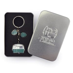 Sleutelhanger caravan magical mini groen