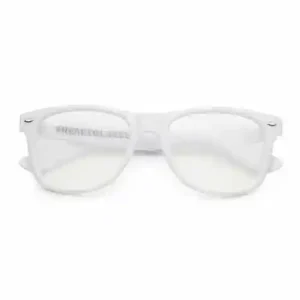 Deluxe spacebril spiraal | Wit