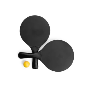 Beach ball set met bal zwart