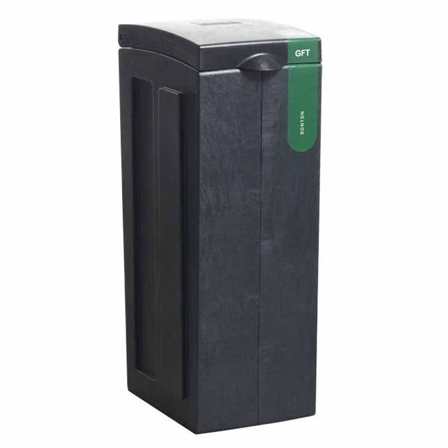 Trio Afvalbak afvalscheiding BonTon - drie afvalfracties (3 x 70 L, Rest, Papier en GFT) | Gerecycled materiaal - Afbeelding 5