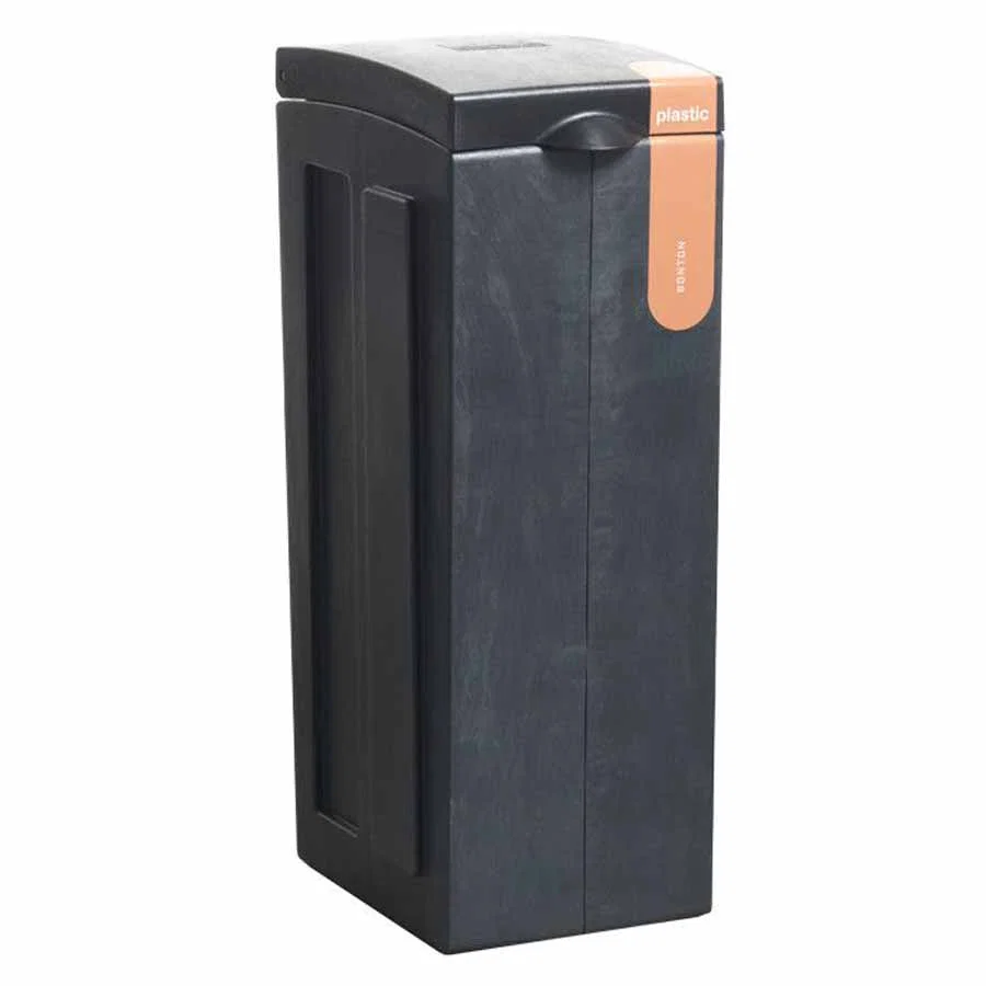 Trio Afvalbak afvalscheiding BonTon - drie afvalfracties (3 x 70 L, Rest, Papier en GFT) | Gerecycled materiaal - Afbeelding 7