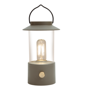 Campinglamp oplaadbaar dimbaar kleur olijfgroen