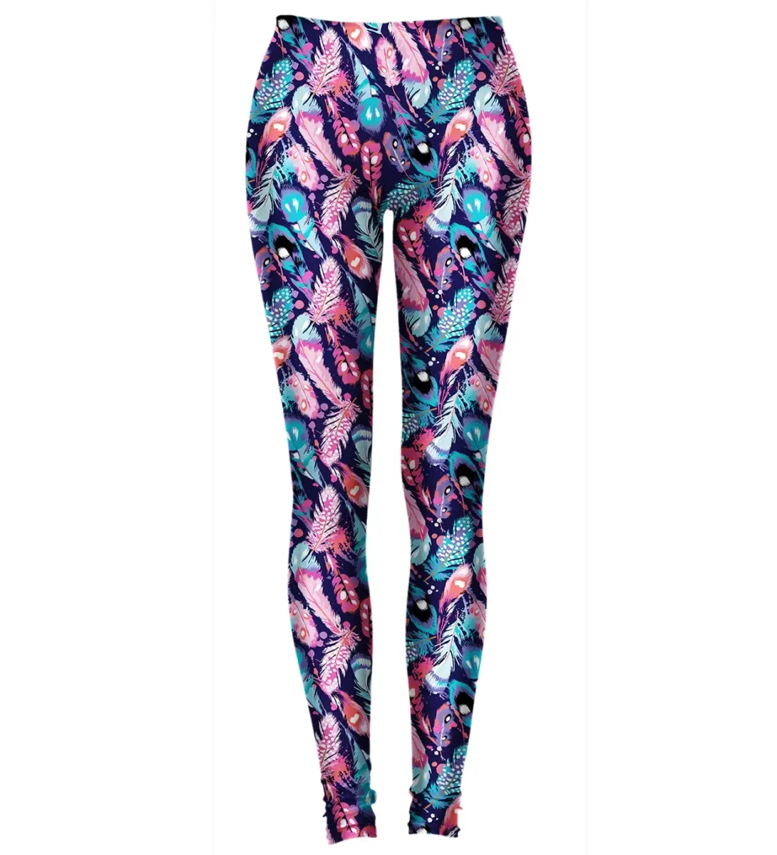 colorful feathers leggings - Afbeelding 2