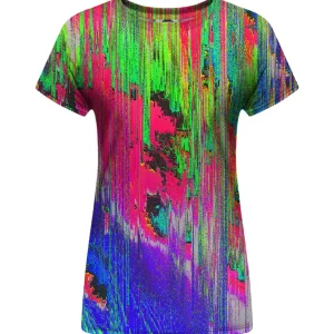 drying paint womens t-shirt