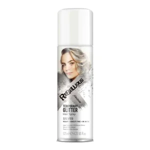 Paintglow Rebellious Glitter Hair Spray – Silver Sparkle – Zilveren Glitterspray – 125ml