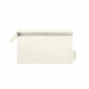 Toilettas gerecycled katoen beige