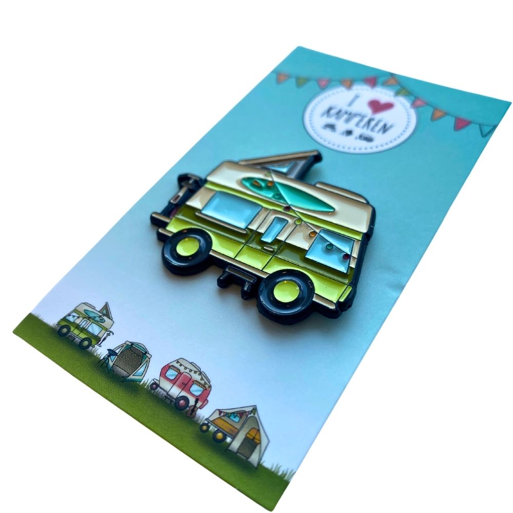 Voordeelset 5 emaille pins – speldje I love kamperen Collectie - Afbeelding 7