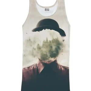 exposure face tank top