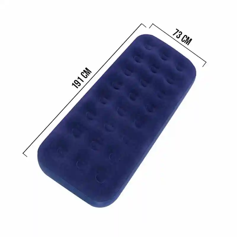 Campfest eenpersoons luchtbed 73 x 191 cm blauw - Afbeelding 4