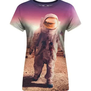 first in space womens t-shirt