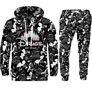 Black and white Walt Dealer sweatsuit