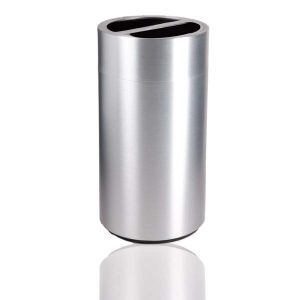 Myron Duo afvalbak | 2 x 32,5 liter - Aluminium