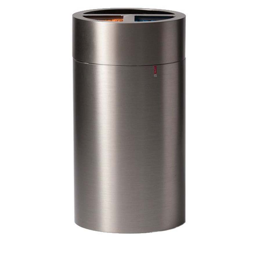 Myron XL Trio afvalbak | 1 x 50 liter + 2 x 25 liter- RVS - Afbeelding 2