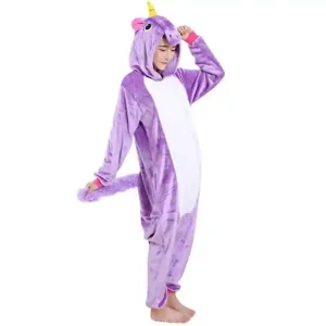 OPRUIMING! Eenhoorn Onesie paars