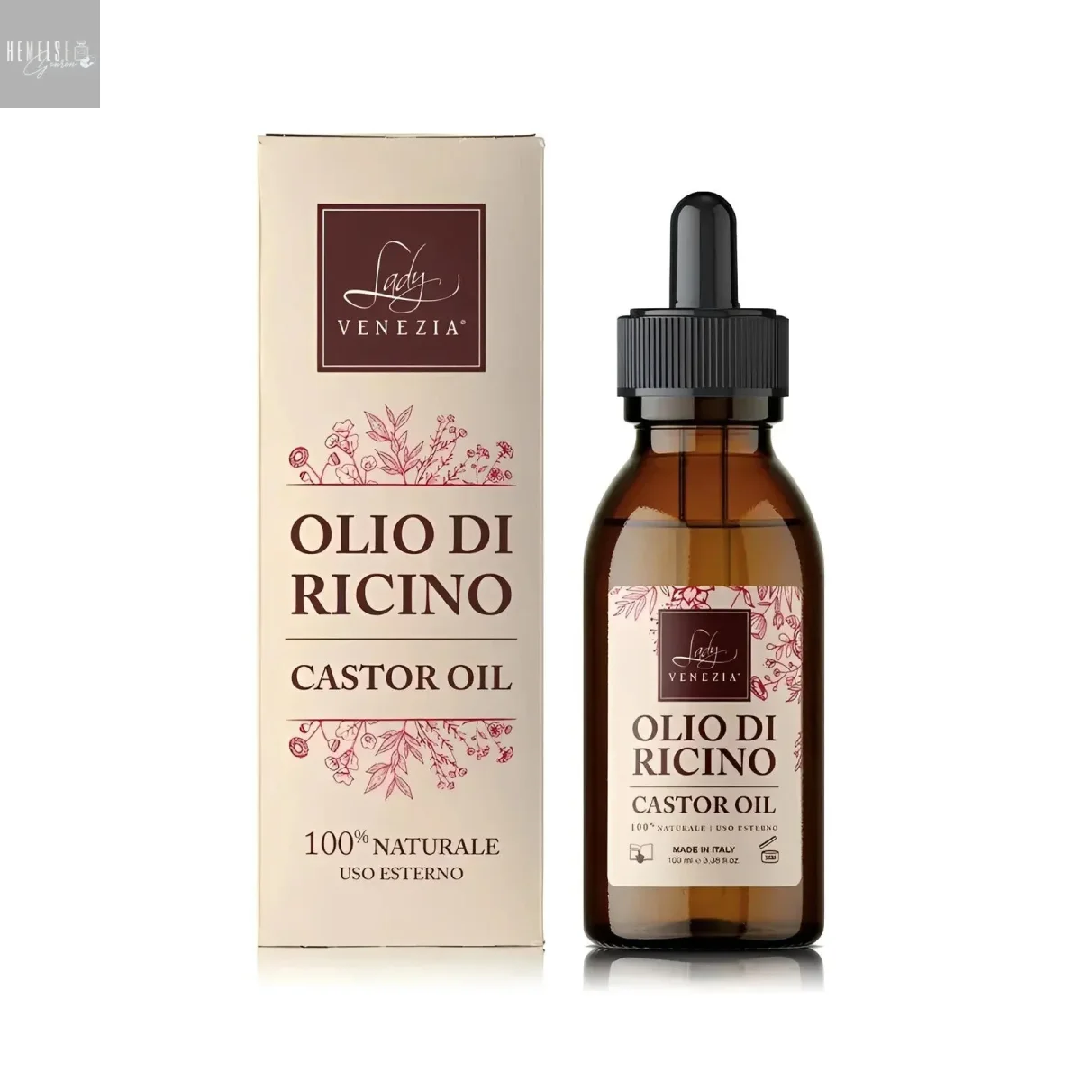 Lady Venezia castorolie met druppelaar Biologisch en Dermatologisch Getest 100ml