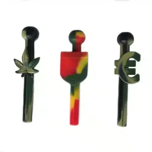 Siliconen snuifbuis – 3 stuks (3 verschillende designs)